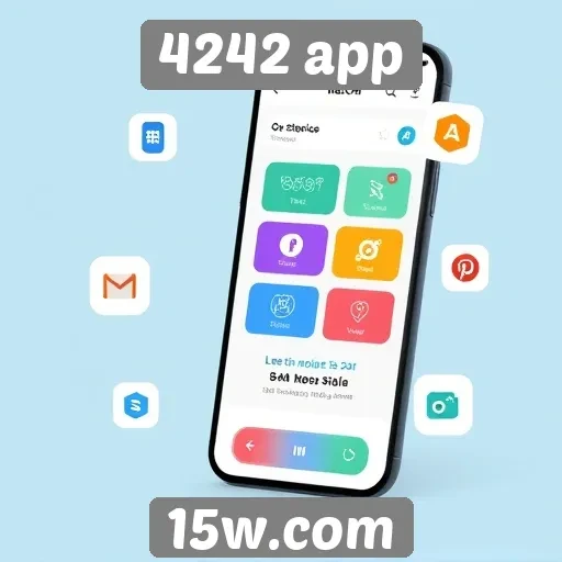 Características inovadoras do site 4242 app